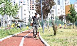 Altındağ’da Tüm Parklarda Yaz Bakımı ve Temizlik Çalışması