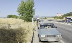 Amasya'da Otomobili Arızalandı, Kontrol Ederken Tır Çarptı