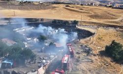Ankara Hurdacılar Sanayi Sitesi’nde Yangın: Gecekondu Hasar Gördü