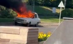 Ankara’da Meclis Önünde Beyaz Toros Yangını: 1 Gözaltı