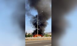Ankara’da Yolcu Otobüsü Motor Yangınıyla Kül Oldu