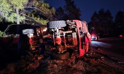 Antalya’da Yangın Dönüşü Kaza: 2 İşçi Yaralandı
