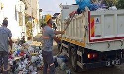 Aydın’da Çöp Evden 7 Römork Çöp Toplandı