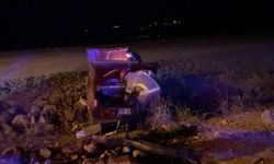 Bursa İnegöl’de Damadının Otomobiliyle Kaçtı, Tarlaya Uçtu