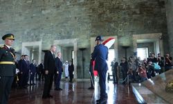 Cumhurbaşkanı Erdoğan ve Devlet Erkanı Anıtkabir’de