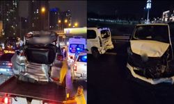Eyüpsultan TEM Otoyolu’nda Zincirleme Kaza: 16 Araç Birbirine Girdi