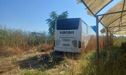 Salihli’de Kontrolden Çıkan Otobüs Fabrika Bahçesine Daldı: Yaralılar Var
