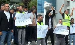 Ankara Altınpark İşçileri Belediye Önünde Protesto Yaptı