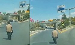 Ankara’da Skuter Valiz Üstünde Şaşırtan Yolculuk