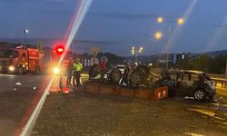 Bursa İnegöl’de Traktöre Çarpan Otomobil Alev Aldı: 2 Yaralı