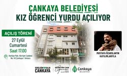 Çankaya’da 100 Yataklı Kız Öğrenci Yurdu Açılıyor