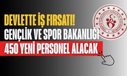 Devlette iş fırsatı! Gençlik ve Spor Bakanlığı 450 personel alacak: Başvuru linki ve belgeler açıklandı