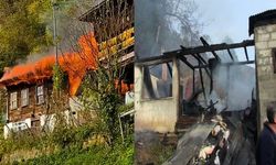 Artvin’de 200 Yıllık Tarihi Ahşap Ev Küle Döndü
