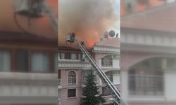 Keçiören’de Apartman Çatısında Korkutan Yangın!