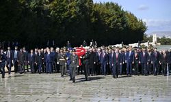 Cumhurbaşkanı Erdoğan ve Devlet Erkanından Anıtkabir'e Ziyaret