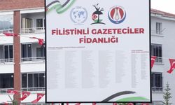 Sincan’da Filistinli Gazeteciler Anısına Fidanlar Dikildi