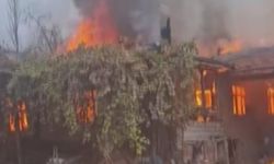 Amasya Kaleköy’de Tek Katlı Ev Küle Döndü