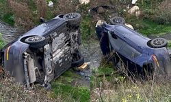 Bolu’da Araç Dereye Düştü: 2 Kişi Yaralandı