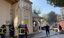 Burdur’da Cami Minaresi Alev Aldı