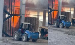 Bursa İnegöl’de Fabrika Yangını: Çatı Alev Aldı