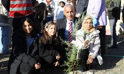 Gölbaşı’nda Gazze Anısına Fidanlar Toprakla Buluştu