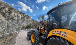 Kalecik Belediyesi, Sokakları Düzenli ve Estetik Hale Getiriyor