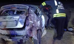 Konya'da Otomobil Şarampole Devrildi: 1 Ölü, 3 Yaralı