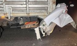 Manisa Kula'da Ölümlü Kaza: Otomobil Kamyona Arkadan Çarptı