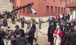 Papa 14. Leo, İstanbul’daki Aya Yorgi Kilisesi’ndeki Ayine Katıldı