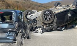 Samsun’da 3 Araç Birbirine Girdi: 4 Kişi Yaralandı