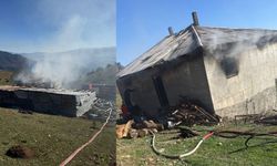 Sivas Koyulhisar’da Yayla Evi Yandı: Ev Kül Oldu