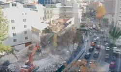 Çankaya’da Yıkım Faciası: Bina Çöktü, Araçlar Hasar Gördü