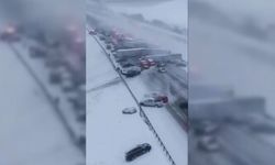 ABD Otoyolunda Dev Kaza: 50 Araç Birbirine Girdi