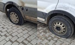 Beypazarı'nda Araç Saldırısı: 10'dan Fazla Aracın Lastiği Kesildi