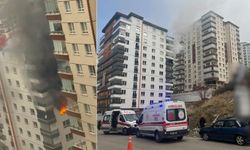 Mamak'ta 10 Katlı Apartmanda Yangın: Anne ve Oğlu Kurtarıldı