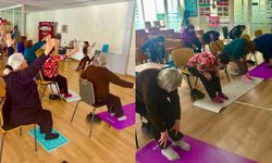 Çankaya’da Emekli Kadınlar Yoga ile Rahatladı