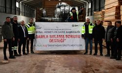 Kalecik’te Üreticilere Yüzde 50 Hibeli Damla Sulama Borusu Dağıtıldı