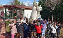 Pursaklar’da Sevgi Dolu Buluşma, Minik Öğrenciler Ankara Kedisi ile Tanıştı