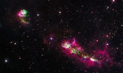 Uzayda Rengarenk Alevlerle Kaplı Gizemli Bulutlar Görüntülendi