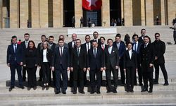 Çanakkale Tarihi Alan Başkanlığı Heyeti Anıtkabir’i Ziyaret Etti