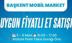Başkent Mobil Market'ten Beypazarı’nda Uygun Fiyatlı Et Satış