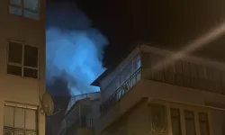 Polatlı'da Binanın Çatısında Çıkan Yangın Paniğe Neden Oldu