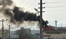 Sincan'daki Bir İmalat Atölyesinde Yangın Çıktı