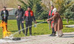 Keçiören Belediyesi Personeline Yangınla Mücadele Eğitimi Verildi