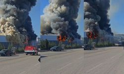 Ankara Sincan’da Boya Fabrikasında Korkutan Yangın