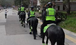 Kızılcahamam’da Atlı Polisler Görevde