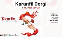 Çankaya’da Karanfil Dergi 1. Yaşını Ücretsiz Sanat Gecesiyle Kutluyor