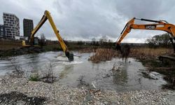 Ankara'da Etkili Olan Sağanak Yağış Sonrası Çubuk Deresi Taştı