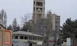 Elmadağ'da Çimento Fabrikasında Yangın Çıktı