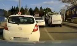 Gölbaşı'nda Otomobil Sürücüsü Servis Şoförüne Yumrukla Saldırdı